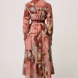 LILIANA Cotton Silk Maxi Dress
