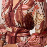 LILIANA Cotton Silk Maxi Dress