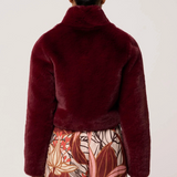 DAWN Cropped Jacket | BORDEAUX