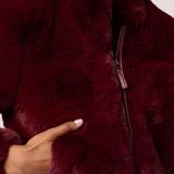 DAWN Cropped Jacket | BORDEAUX