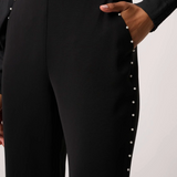 MARCELA Pearl Pant | BLACK