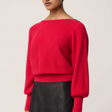CLARISSA Reversible Knit | ROUGE
