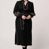 EDITH Embroidered Midi Dress