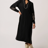 EDITH Embroidered Midi Dress