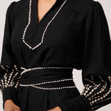 EDITH Embroidered Midi Dress