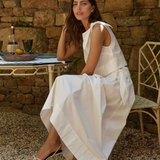 DIXIE Tie Top | White