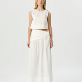 DIXIE Tie Top | White