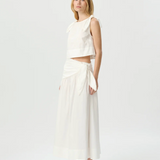 DIXIE Tie Top | White