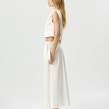 DIXIE Tie Top | White