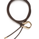VENETIAN Leather Belt | Chocolate