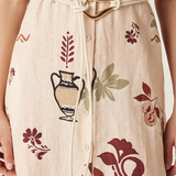 VENETIAN Leather Belt | Ivory