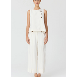 ANISE Crop Pant | Chalk