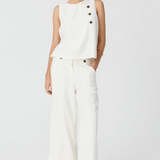 ANISE Crop Pant | Chalk