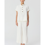 ANISE Denim Shirt | Chalk