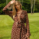 EDDY Dress Giallo Pois