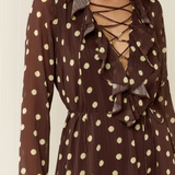 EDDY Dress Giallo Pois