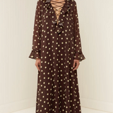 EDDY Dress Giallo Pois