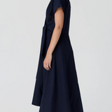 ELINA Wrap Shirt Dress