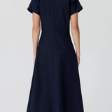 ELINA Wrap Shirt Dress