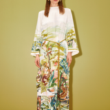 JUNGLE BOOGIE Silk Midi Dress