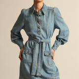 OPAL Dress | LIGHT WASHED