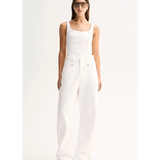 SILAS Knit Top | White