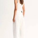 SILAS Knit Top | White